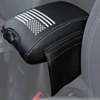 Black Stitch Center Console Lid Armrest Cover Vinyl For 2011-17 Jeep Wrangler Jk New. Price: $20.49.