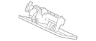 Genuine Ford Glove Box Handle 9C24-1506072-AA New. Price: $23.10.