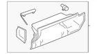 Genuine Nissan Glove Box 68520-6WK0B New. Price: $86.23.