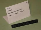 1964 Buick Skylark Dashboard Nameplate Monogram 4416947 Used. Price: $16.99.