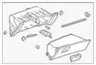 Genuine Gm Cocoa Instrument Panel Compartment 09060965 New. Price: $55.65.