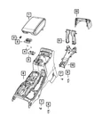 Genuine Mopar Glove Box Lock Assembly Cylinder 68384451AB New. Price: $20.96.