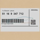 Genuine Bmw 51169347712 - Locking Insert Neu. Price: $33.17.