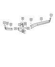 Genuine Mopar Instrument Panel Applique 7HZ961KSAA New. Price: $510.12.