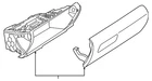 Genuine Bmw Glove Box 51-16-9-239-345 New. Price: $458.44.