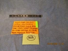 1960'S Ford Custom 500 Fomoco Glove Box Trim Script Emblem From New Mexico Estat Used. Price: $50.00.