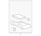 Genuine Honda Console Tray 83450-SCV-A91ZA New. Price: $39.73.