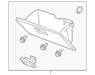 Genuine Mazda Glove Box Assembly ZZCA-64-030-03 New. Price: $22.41.