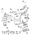 Genuine Mopar Instrument Panel Bracket 68134462AA New. Price: $11.30.