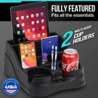 Moblorg Mini Center Console Organizer W/ Cup Holders For Cars Suvs New. Price: $17.72.